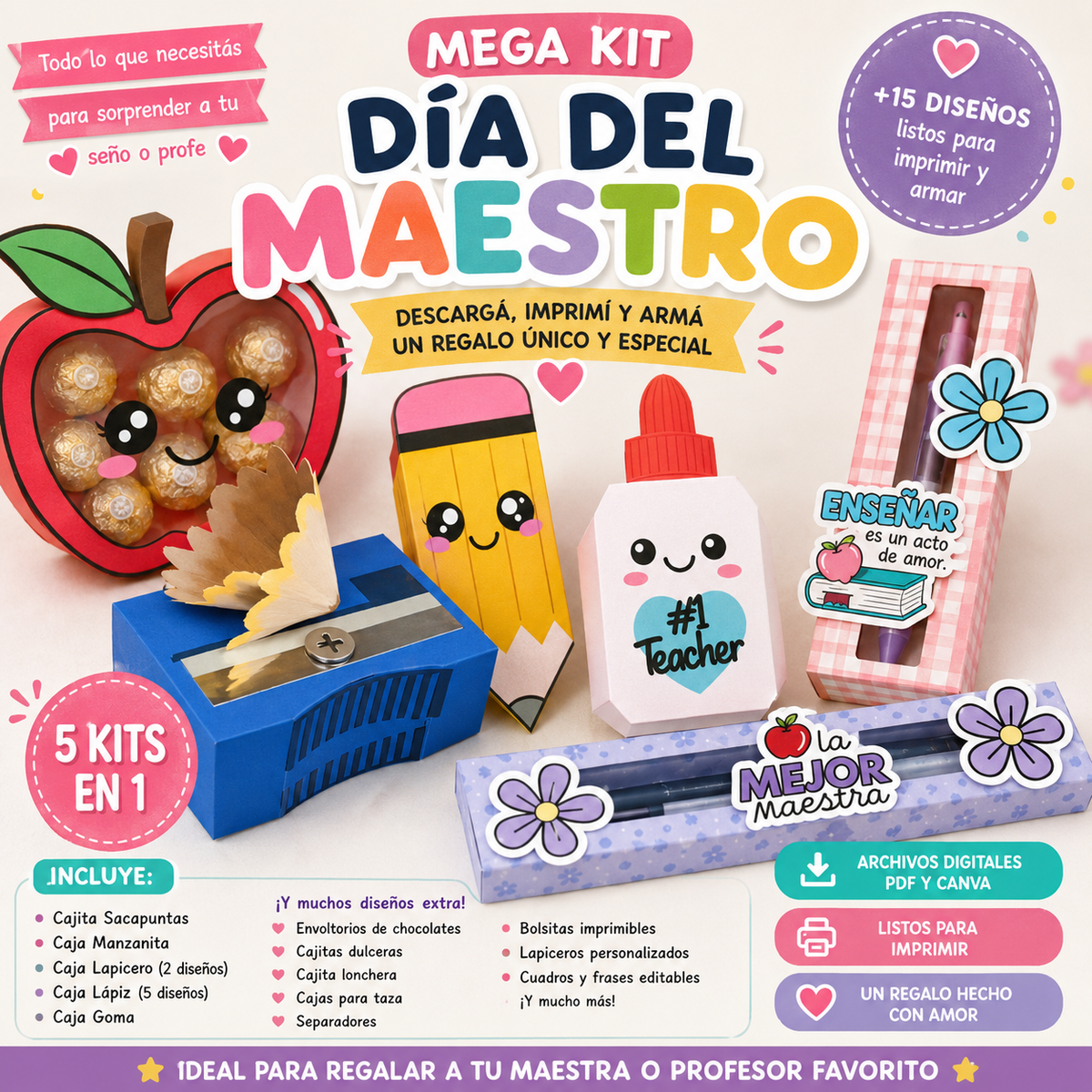 Mega Kit Día del Maestro
